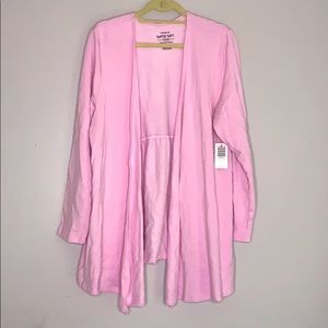 Torrid Super Soft Lilac Fleece Open Front Cadigan